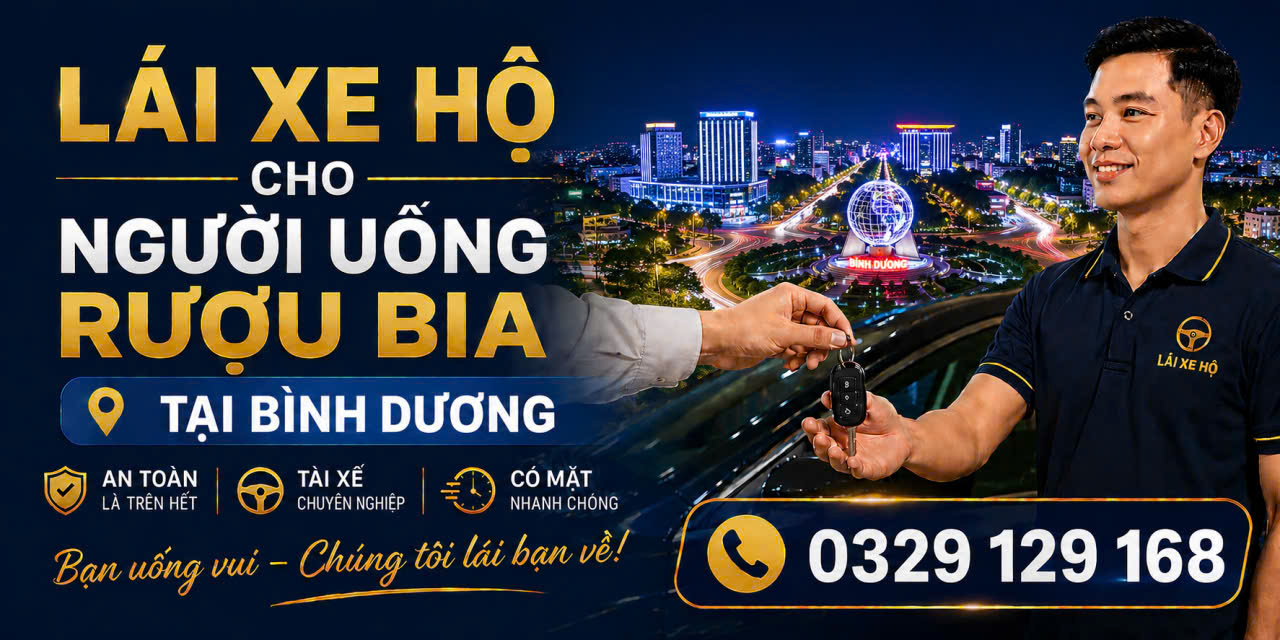 Bạn uống tôi lái Bình Dương